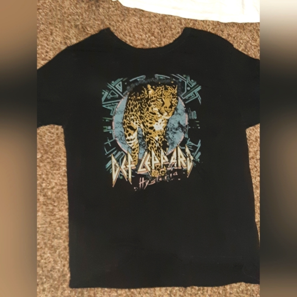 Def Leppard Hysteria Tee, back, size 15